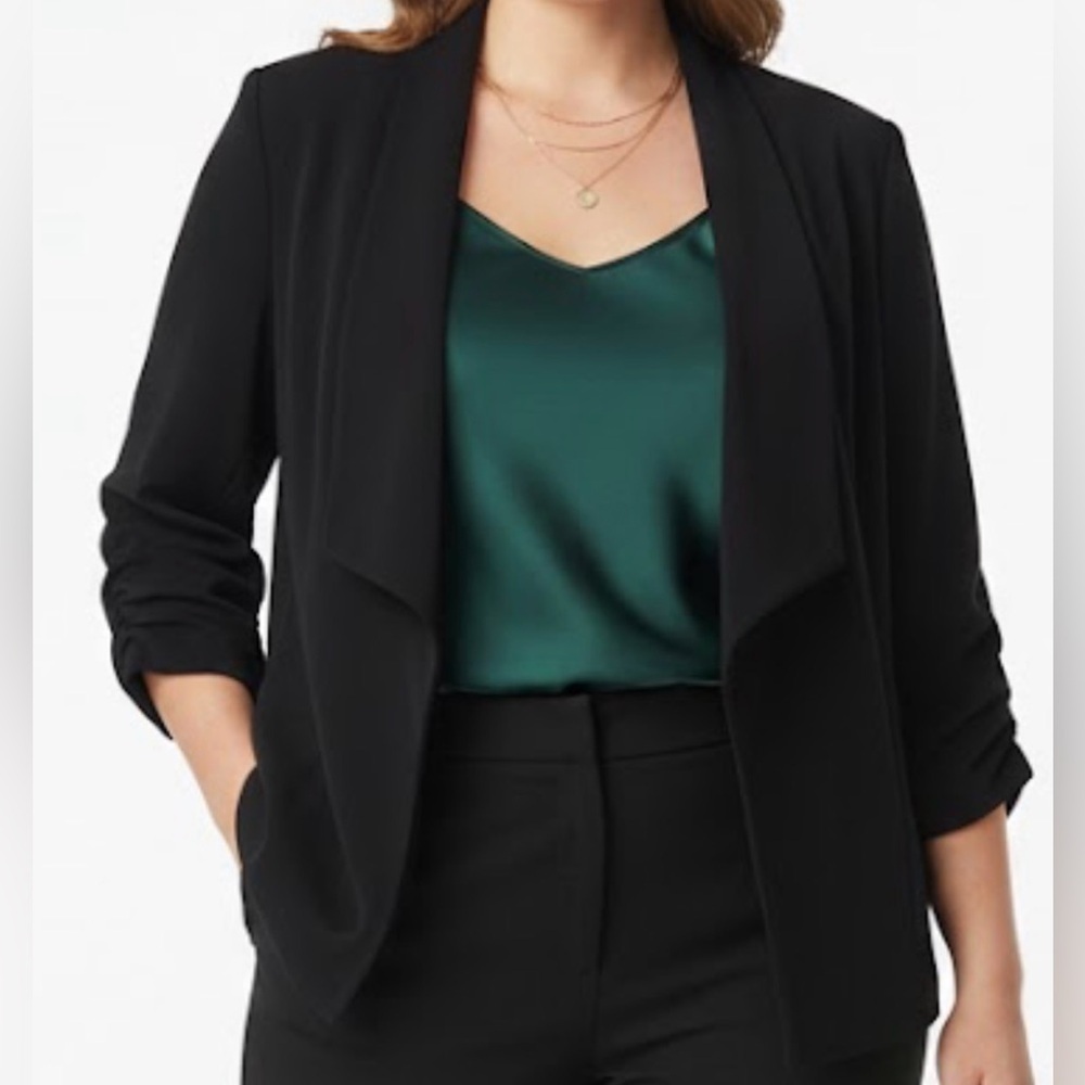 Premise Black Draped Blazer